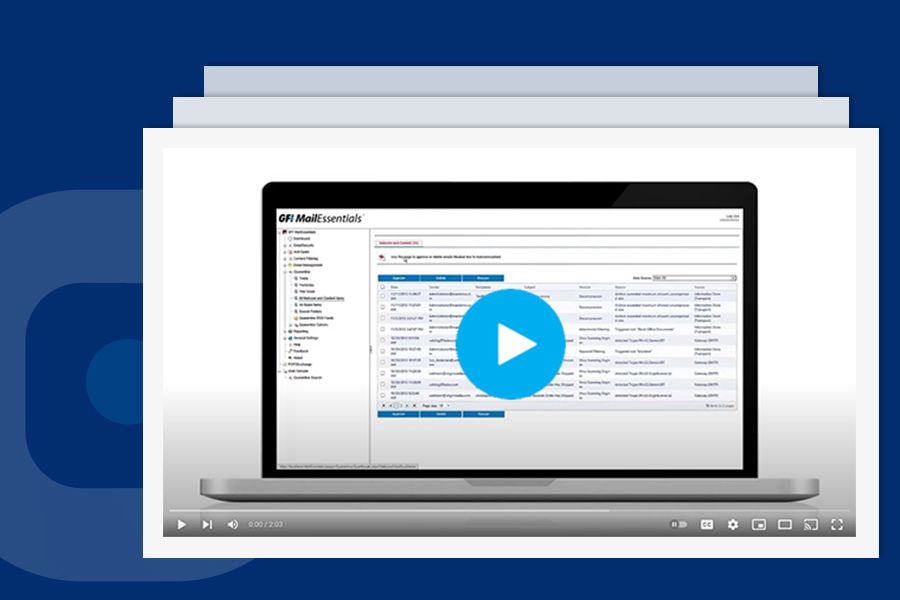 Schutz von Unternehmens-E-Mails mit GFI MailEssentials