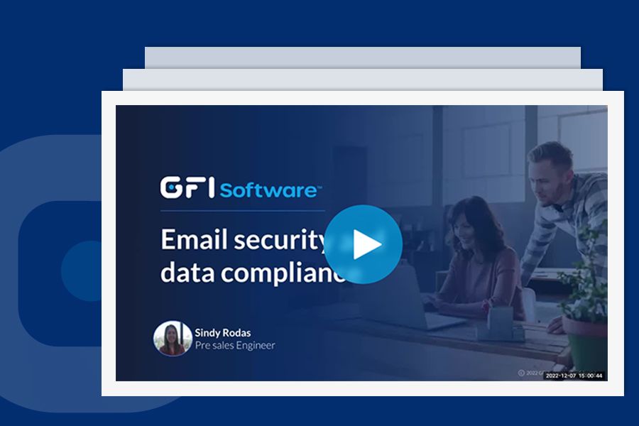 Email security and data compliance