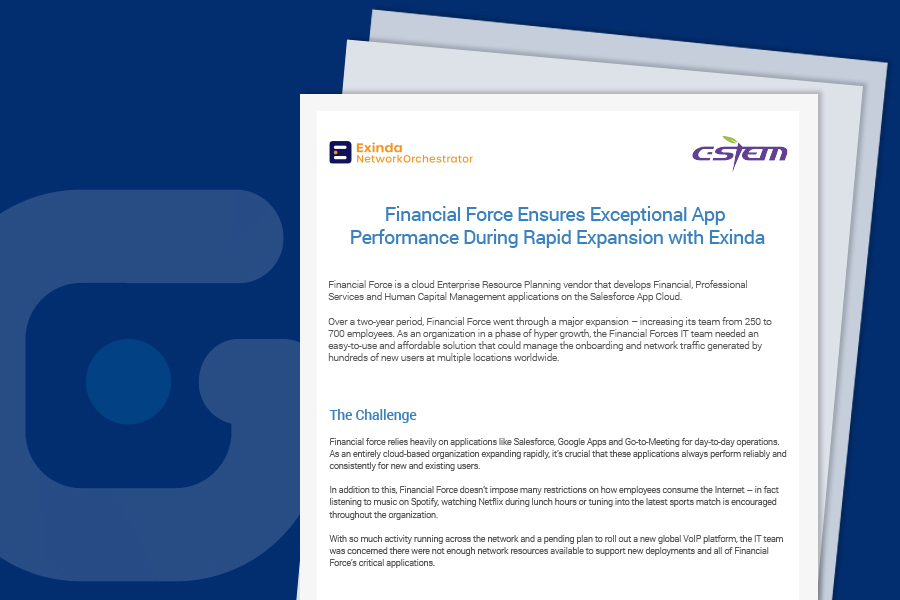 Case Study from Financial Force