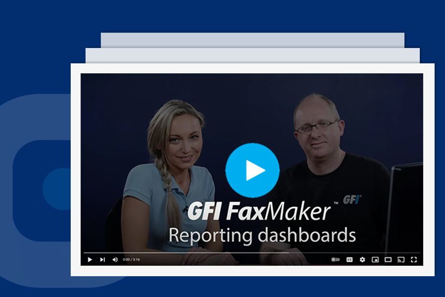 Cruscotti di reportistica in GFI FaxMaker