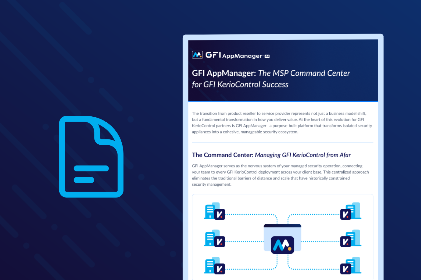 GFI AppManager- The MSP Command Center for GFI KerioControl Success