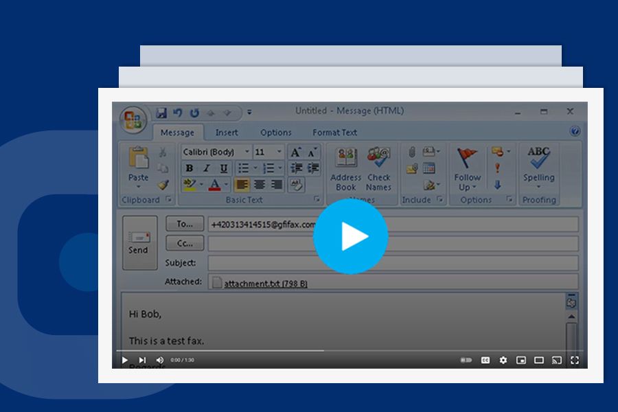 How to quickly and easily send a fax directly from your email using GFI FaxMaker Online