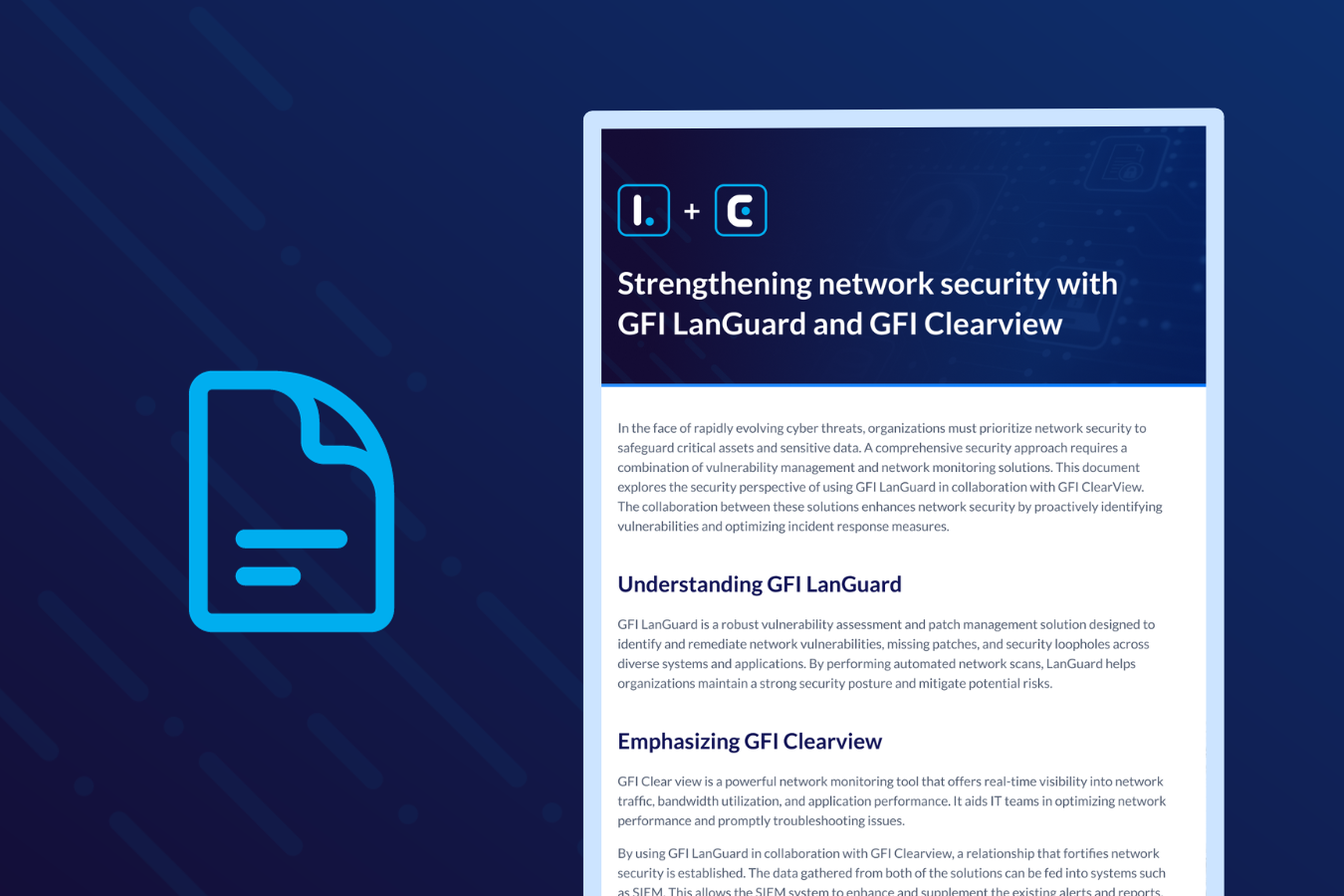 Strengthening network security with GFI LanGuard and GFI Clearview