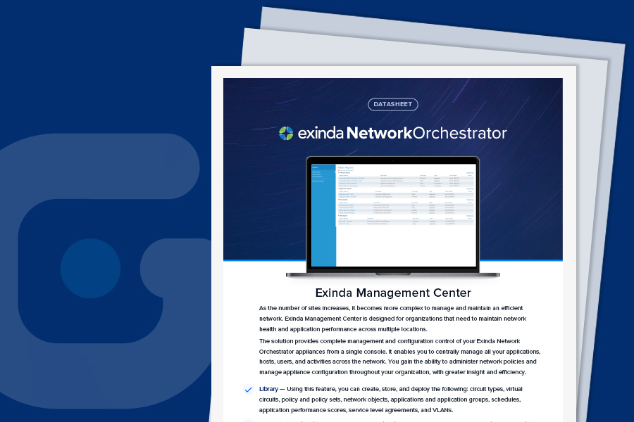 Datasheet for GFI Exinda Management Center