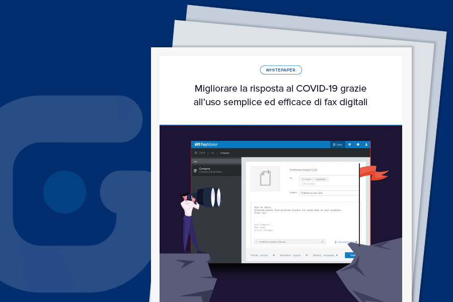 Migliorare la risposta al COVID-19 grazie all’uso semplice ed efficace di fax digitali