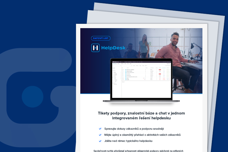 Datový list pro GFI HelpDesk (Czech)
