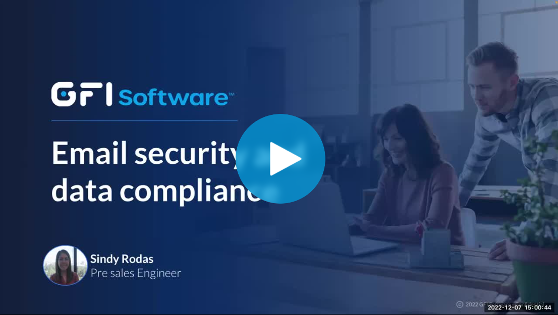 Email security and data compliance
